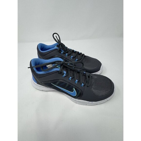 Size 7.5 - Nike Flex Trainer 4 Dark Grey University Blue New In Box - Picture 2 of 10